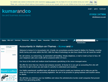 Tablet Screenshot of kumar-co.co.uk